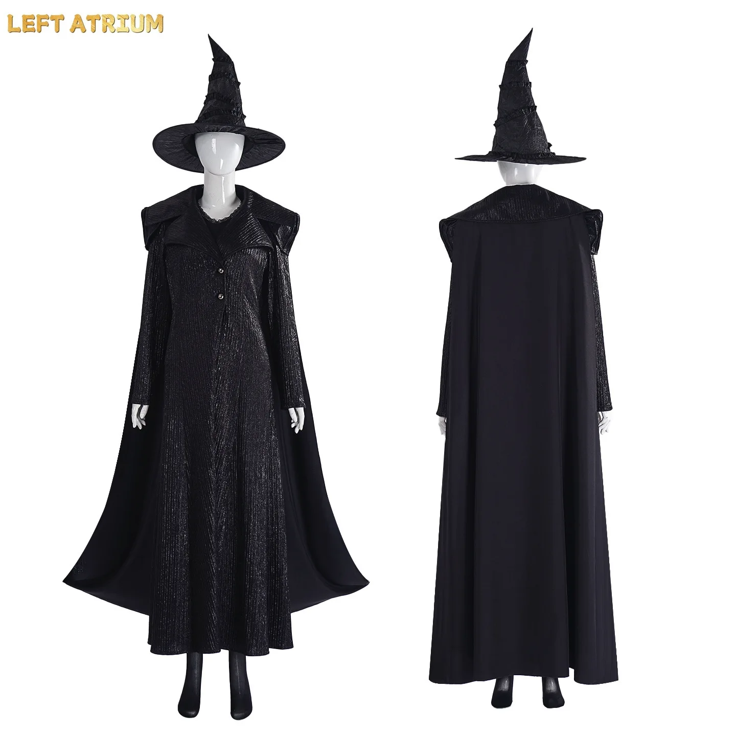 

Elphaba Black Outfit Cosplay Costume Women Halloween Role Play Clothing
