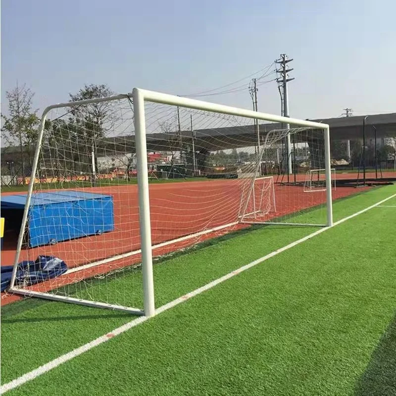 大きなサッカーゴール競技練習ゲームプレイヤーサッカーゴールアルミポールネット