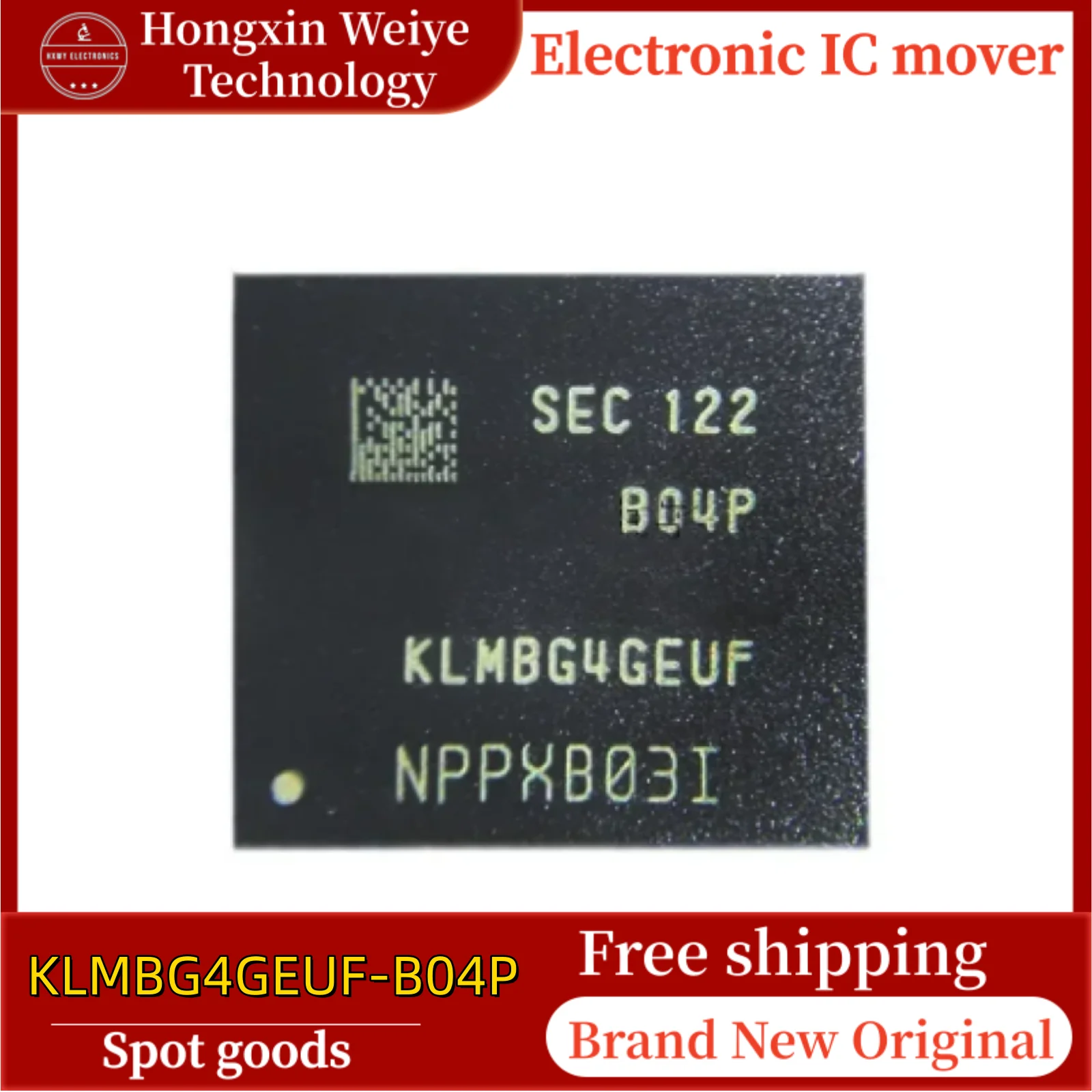 

2/10 pcs KLMBG4GEUF-B04P BGA153 32G memory IC brand new in stock free shipping