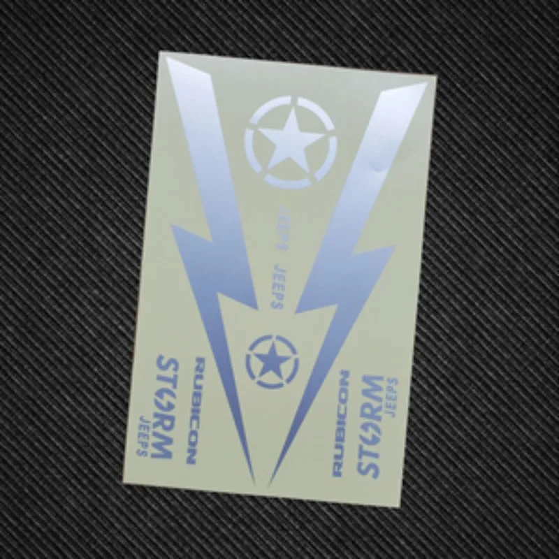 WBRC Model Simulation Sticker Decoration for 1/8 1/10 RC Crawler Car TRX4 Defender AXIAL SCX10 90046 RC4WD D90 K10 MK07 Tank 300