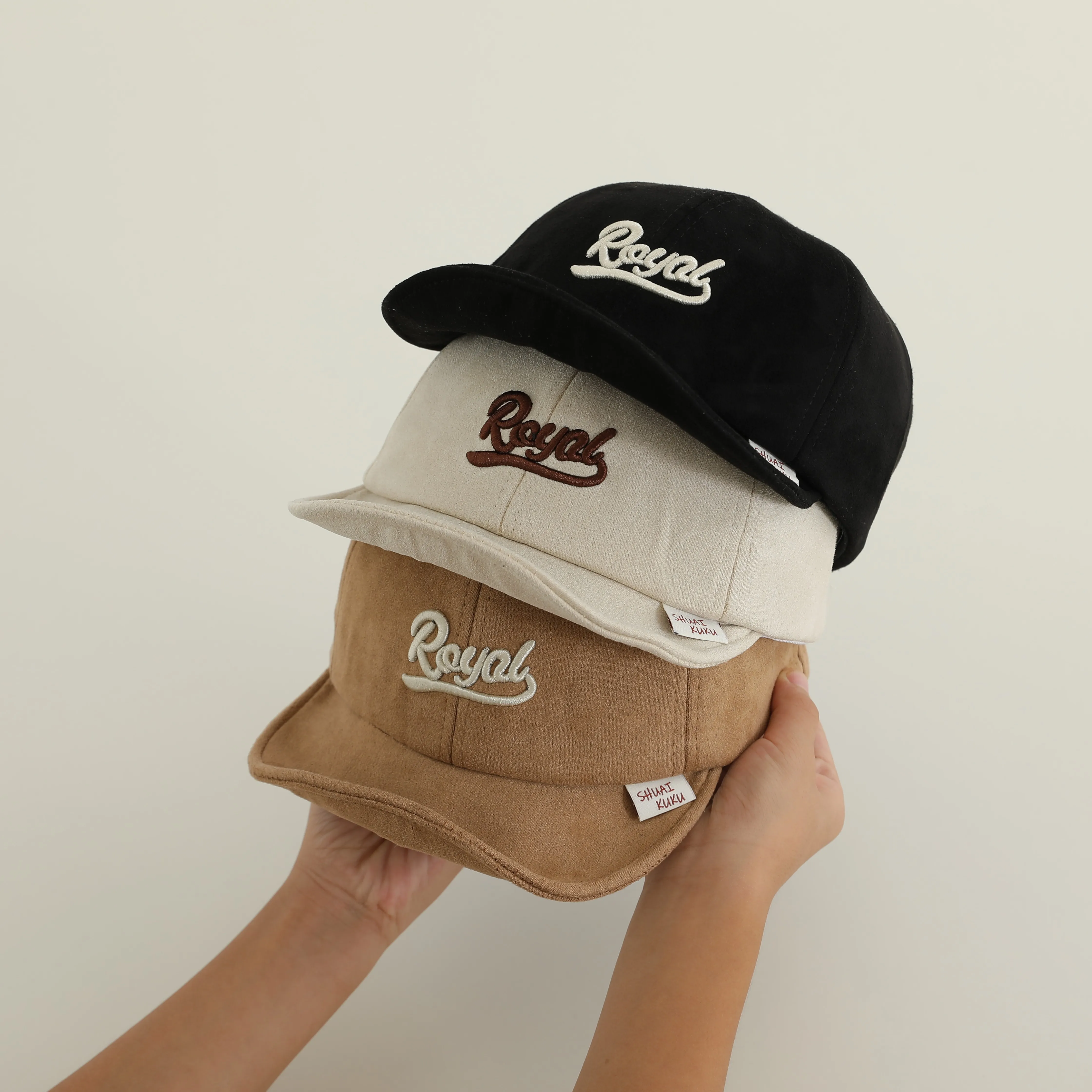 Casual Letter Embroidery Baby Baseball Hat Autumn Infant Toddler Soft Brim Peaked Cap Solid Color Baby Boy Girl Sun Hat