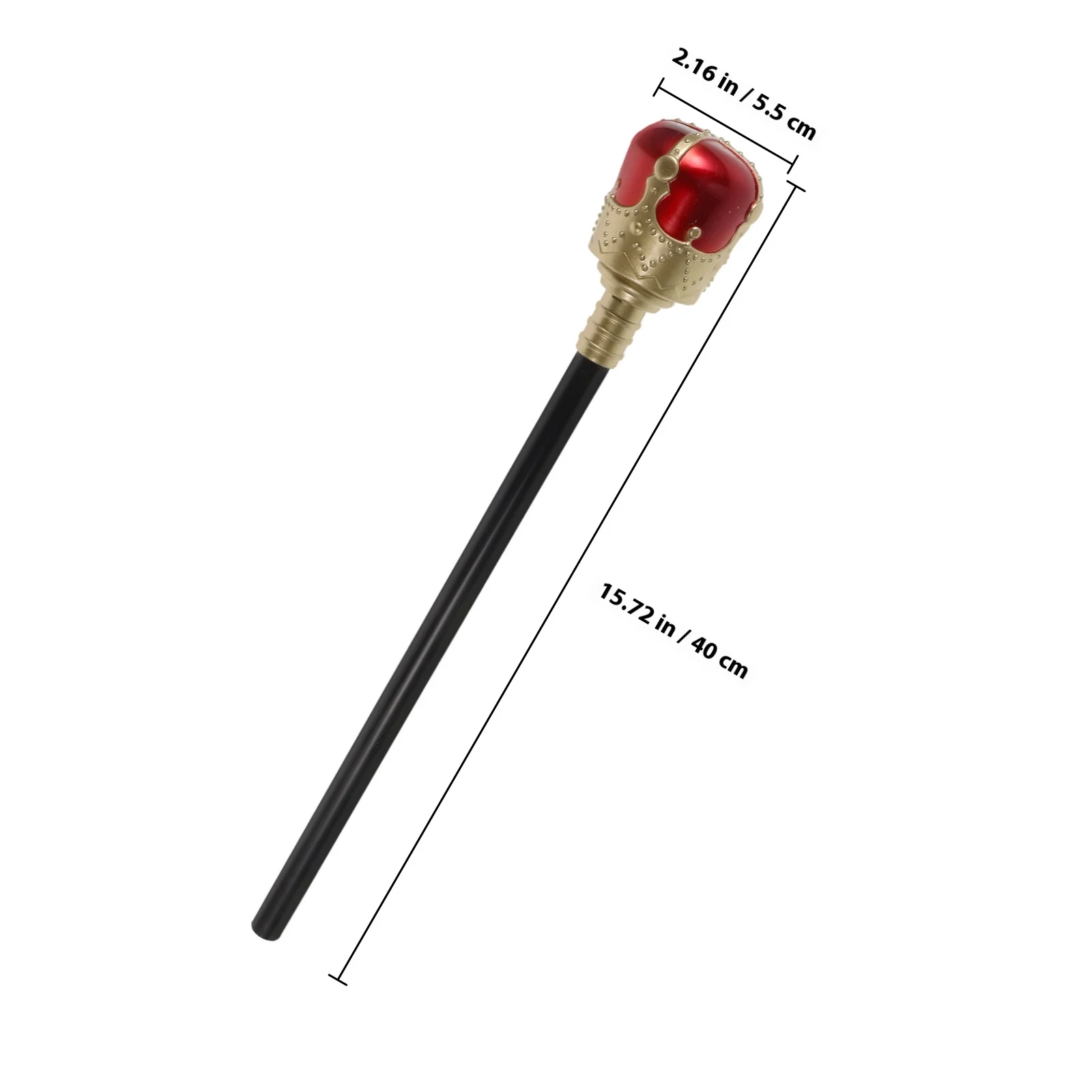 2pcs Kids King Halloween Party Role Royal Accessory Scepter For Kids Costume Scepter King