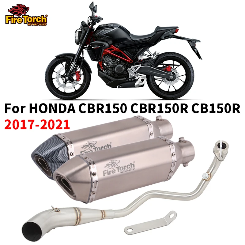 

Slip for Honda Cb150R Cb 150 R 2017 - 2022 Motorcycle Exhaust Muffler Escape Moto Modified Motocross Full System Plug and Play