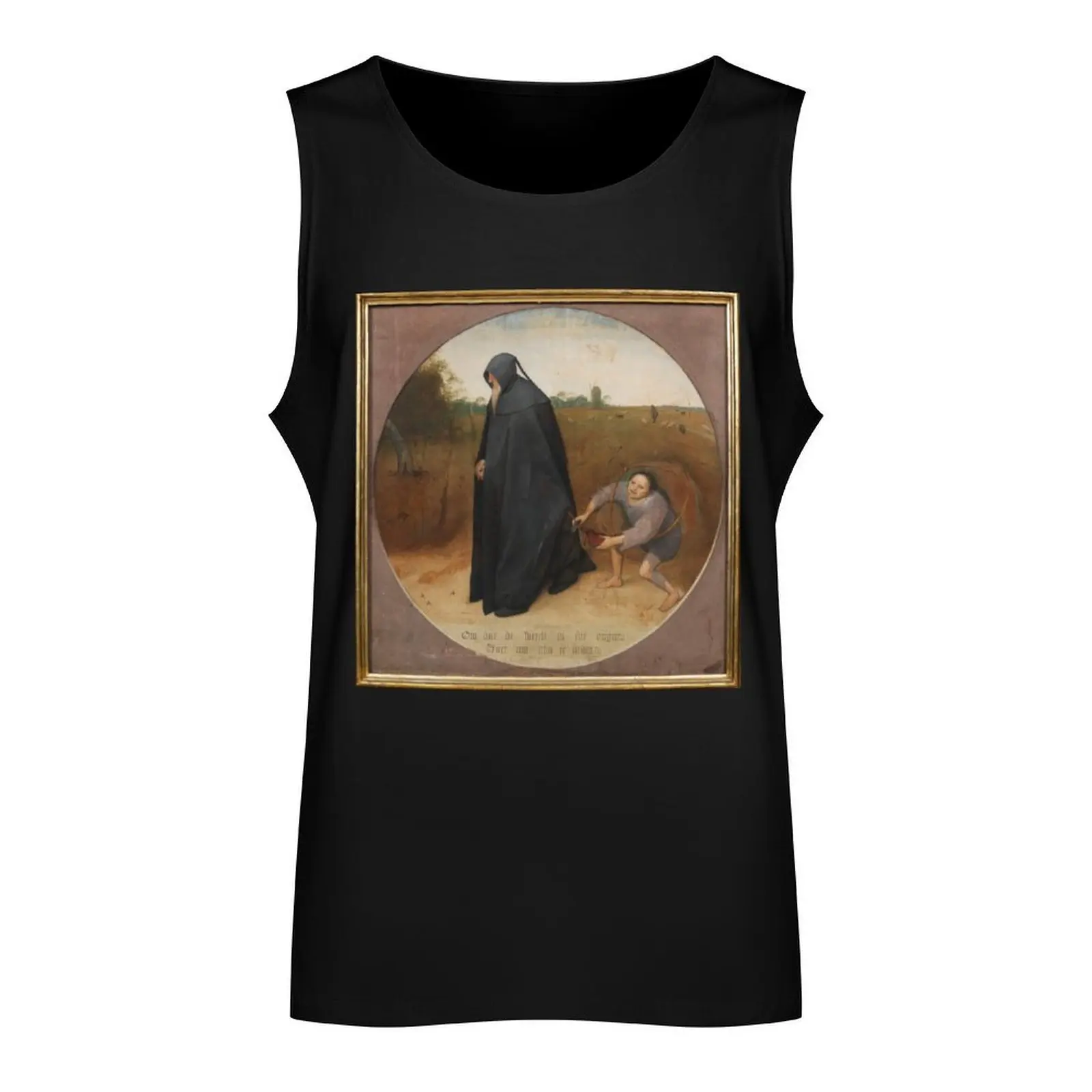 The Misanthrope / Pieter Bruegel the Elder Tank Top gym accessories man bodybuilding for men