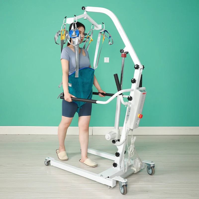 Standing and Walking Assistance Patient Lifter Disabled and Elderly People Transferring Patient Lift Transfer Chair Electric
