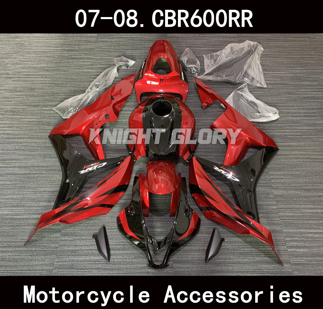 

Подходит для CBR600RR 2007 2008 CBR600 RR PC40 CBR 600RR Корпус мотоцикла обтекатель спойлер корпус ABS литьё под давлением