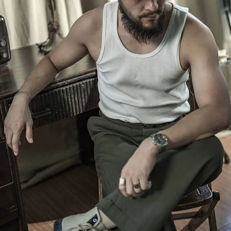 

Мужская майка большого размера (300 Pou) с текстурой, в американском уличном стиле, для фитнеса и спорта, летняя, влагоотводящая, свободного кроя