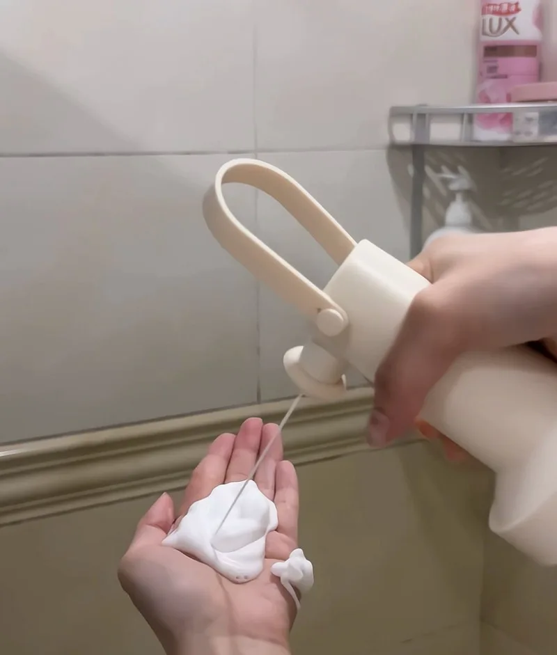For Automatic Electric Foam Maker, Portable Foam Dispenser for Facial Cleanser, Shampoo & Dish Soap, Household Foaming Device
