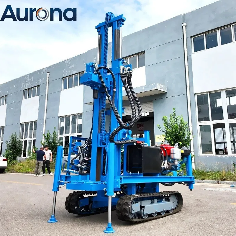 【Industrial】Customized Reliable Crawler Drill 22hp Diesel 200m Depth Water Well Drilling Rig
