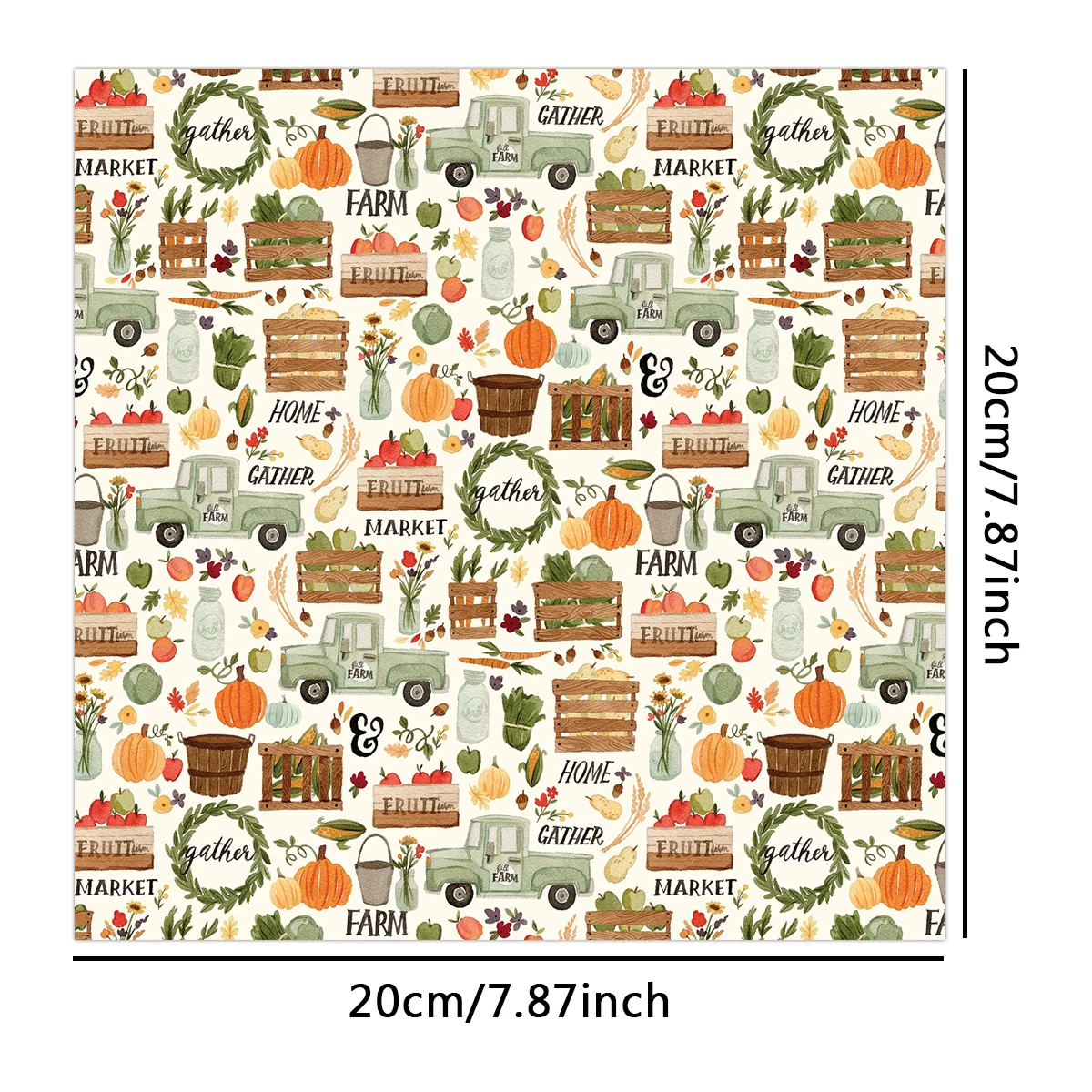 20pcs Fall Pumpkin Stickers Halloween Decoration Hello Autumn Collection Kit Scrapbook Paper Journaling Cards Scrapbook Supplies