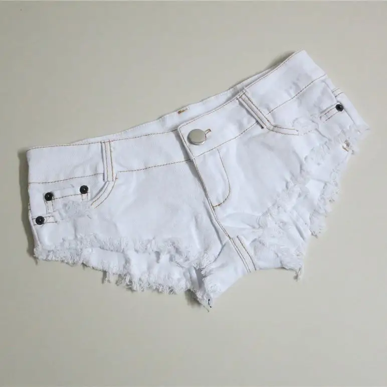 Été 2025 femmes ort jean Super ort Club pantalon taille basse jambe droite coton mélange effet délavé Bootcut pantalon