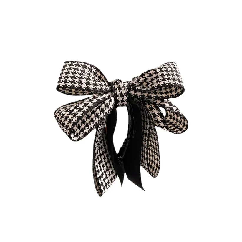 新しいバナナヘアクリップ女性弓帽子バナナヘアピン韓国生地アートヘアグリップシンプルなヘアバレッタヘッドバンド帽子