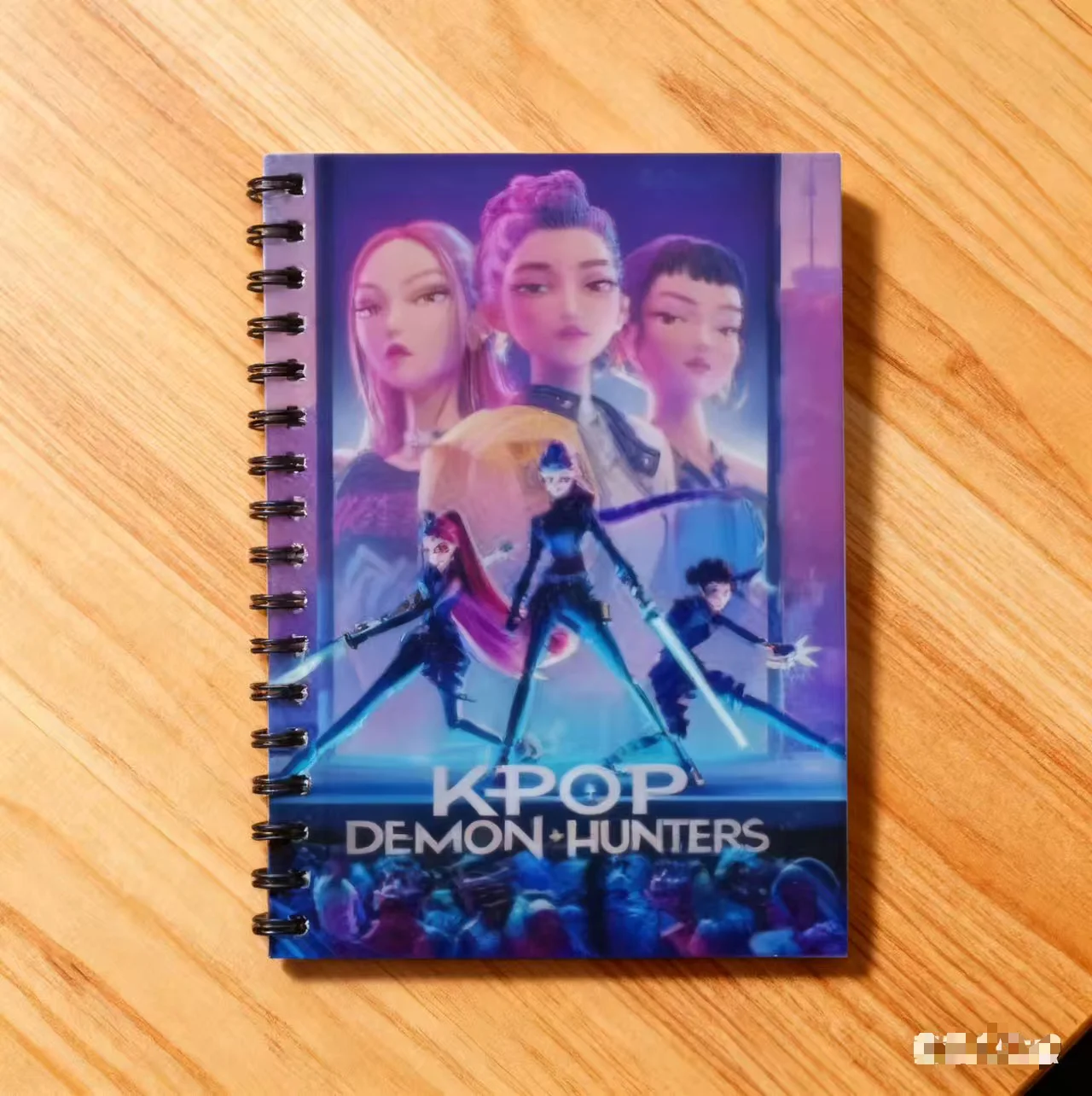 Kpop demon hunters bobina cadernos anime personagem impresso diário bloco de notas para estudantes material de papelaria