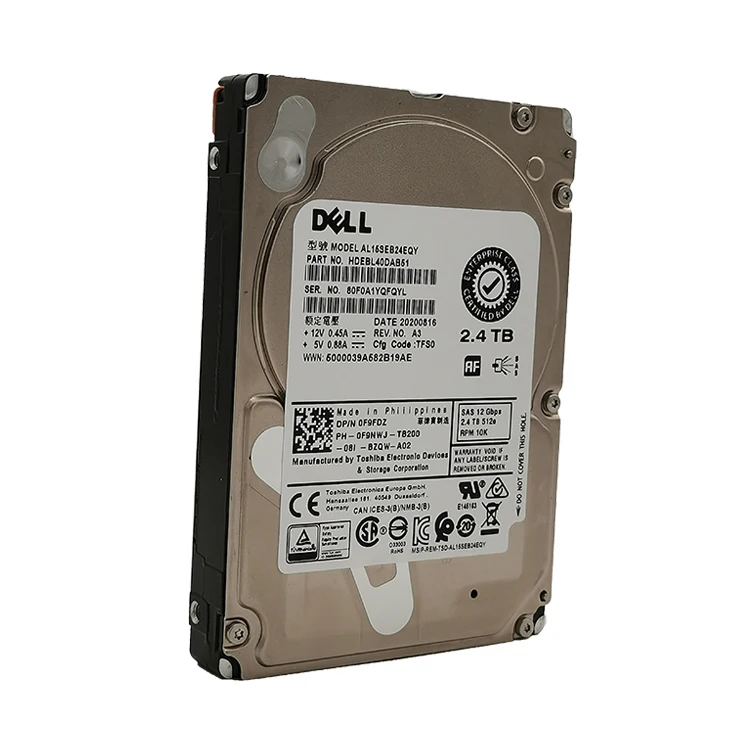 Hard disk 2.5 SAS SATA 2.4TB 10K  internal server hard disk drive for dell