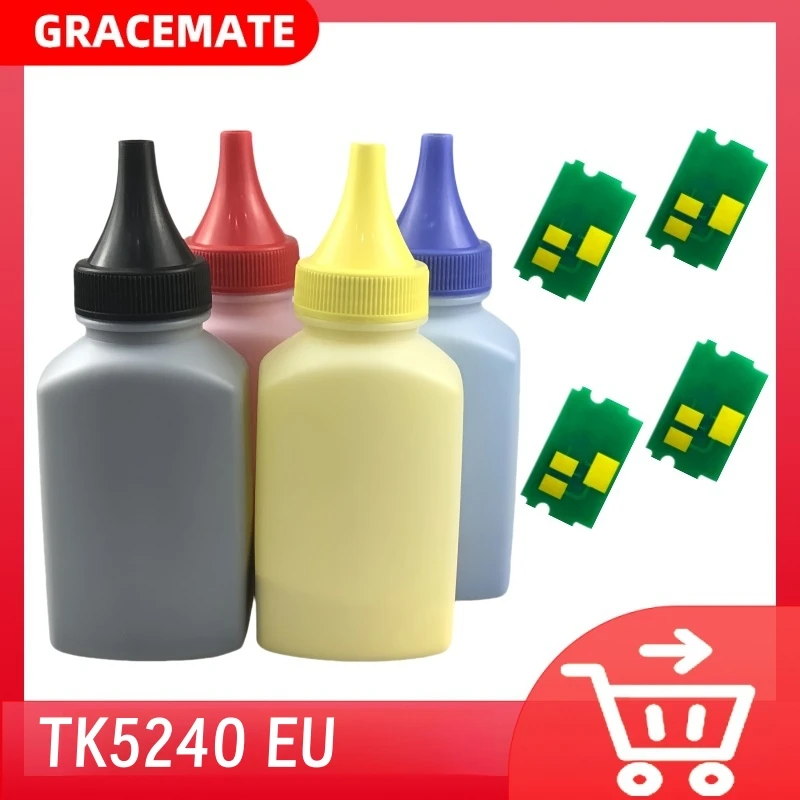 TK5240 TK-5240 TK5242 TK5244 Toner Chip powder For Kyocera P5026cdn/P5026cdw/M5526cdn/M5526cdw 4pcs/lot