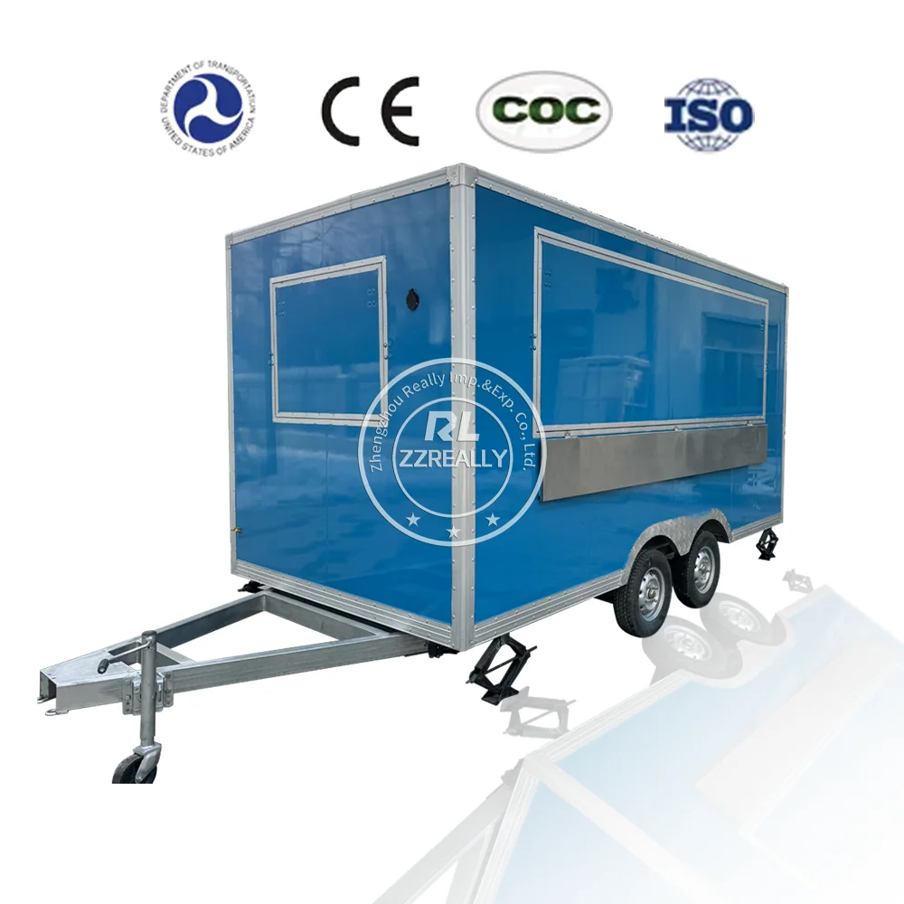 American Food Truck Fast Trailers  Sale Ice Cream Cart  Business Concession Trailers  Sale Vending Cart Hot Dog