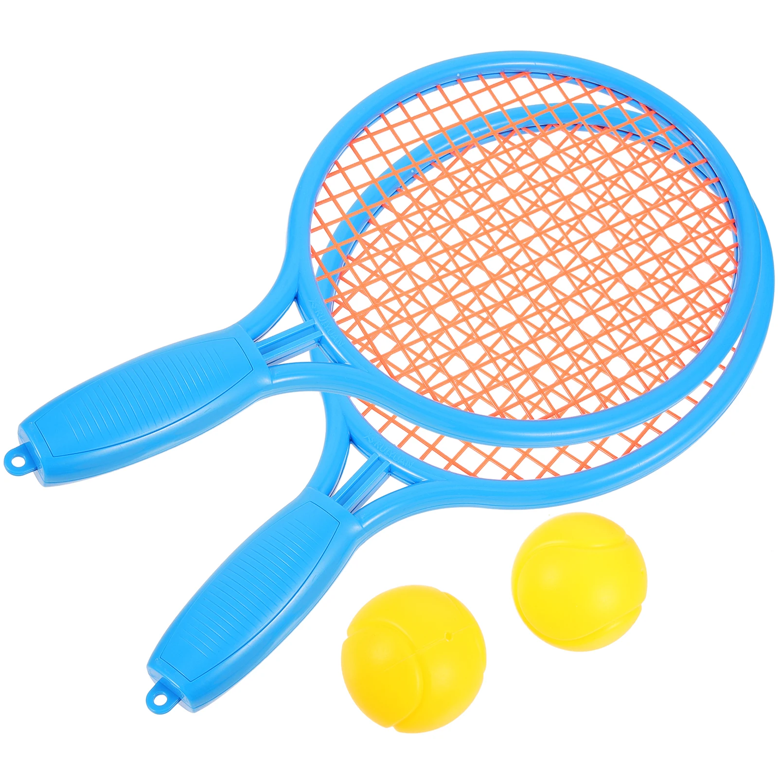 

Plastic Tennis Racket Set Kids Sports Toy Lightweight Portable Children Tennis Racket Toy Outdoor Balls Toddler Summer Parent