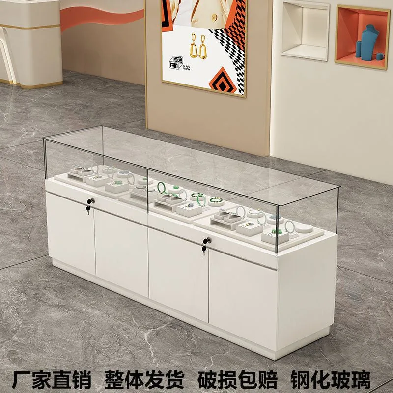 

Customized Jewelry Display Cabinet Mobile Phone Eye Store Showcase Figurine Artifact Display Cabinet