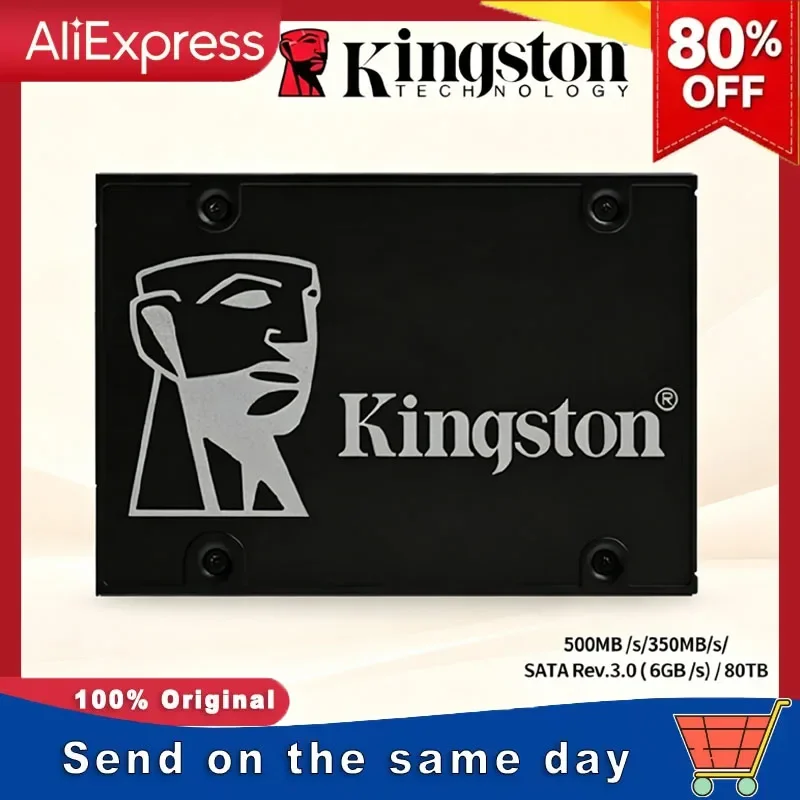 Oferta 2026: Disco Duro Sólido Interno Kingston A400 SSD de 256GB, 512GB, 1TB y 2TB, SATA III de 2.5 Pulgadas para Laptop y PC de Escritorio