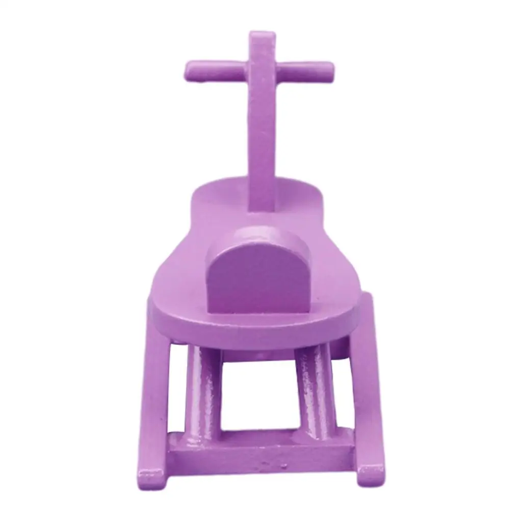 

Mini Wooden Dollhouse Rocking Horse Chair Nursery Furniture Handcrafted 1 12 Scale Baby Room Accessory for Children