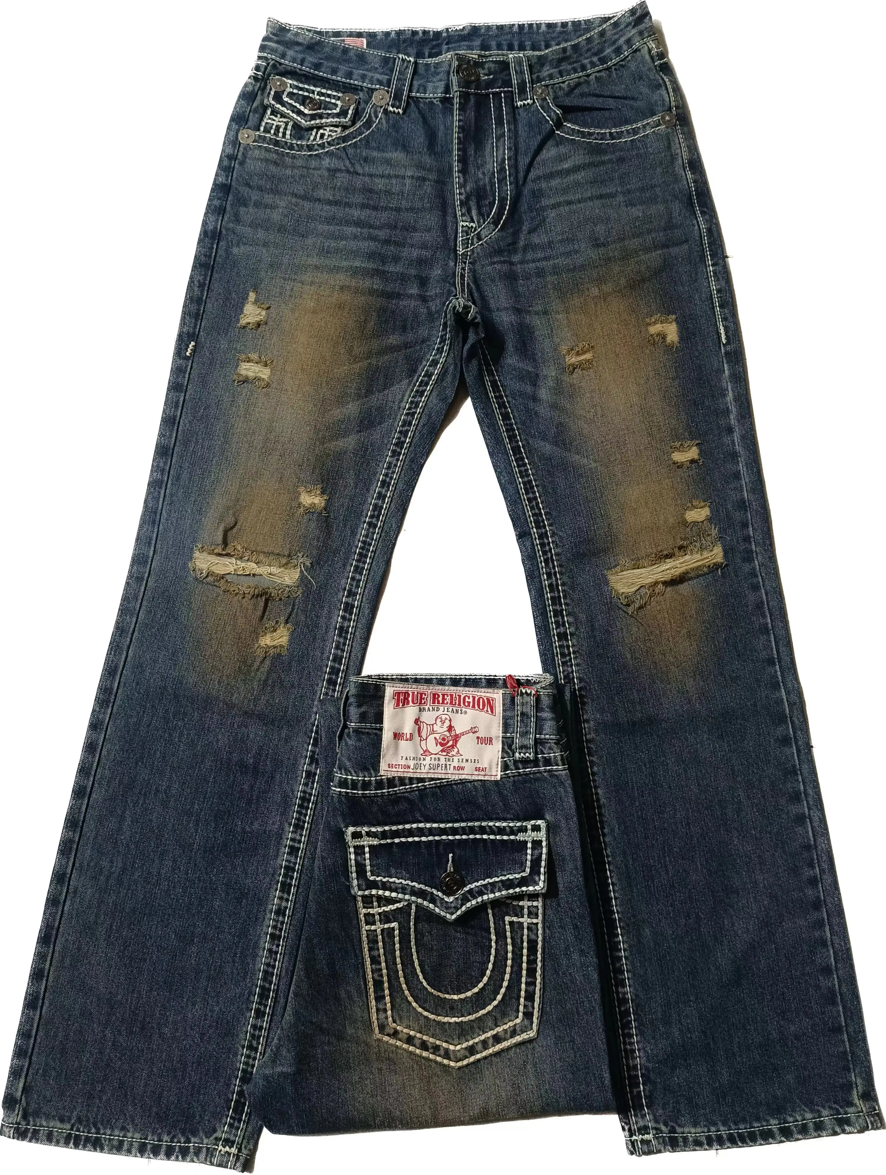 Royal blue white line 2965