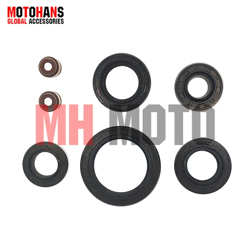 MOTORCYCLE PARTS OIL SEAL SET FOR GILERA SMASH110 HONDA C110 ATV110 13.7*24*5,11.6*24*10,30*42*4.5,17*29*5,18.9*30*5