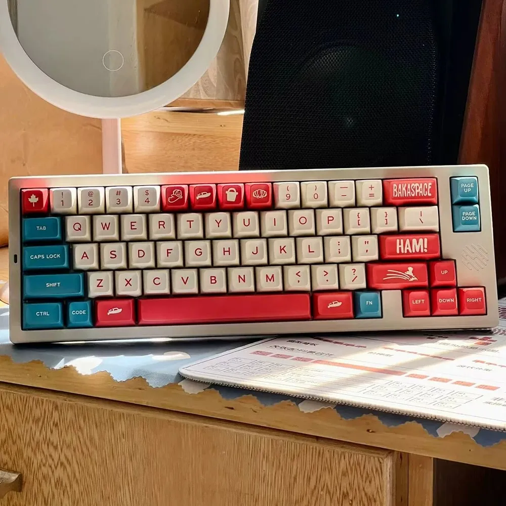 SA keycaps By the sea keycaps 171 keys  ABS Double Shot Keycap For SA MX switch Mechanical Gaming keyboard 84/96/104