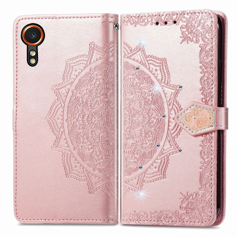 Flip Mandala pattern leather card Slot Wallet Cover For Samsung Galaxy XCover7 XCover6 Pro 2 XCover 5 RFID Shockproof Phone Case