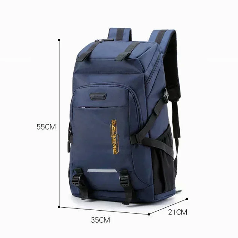 60L Outdoor Waterproof Stable Backpack Climbing Travel Rucksack Sports Camping Backpack Light Hiking School Bag For Male Female