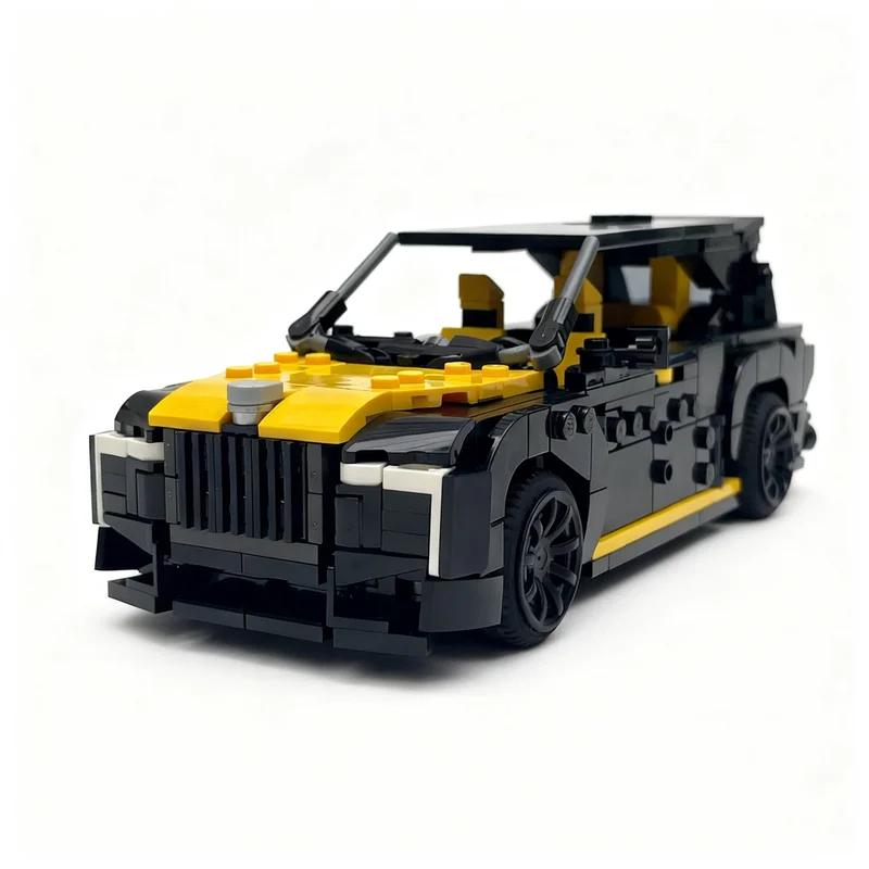 581pcs MOC Rolls Royce Cullinan Opening Doors + Trunk! Model Building Blocks Display Birthday 3D Collection Education Assemble