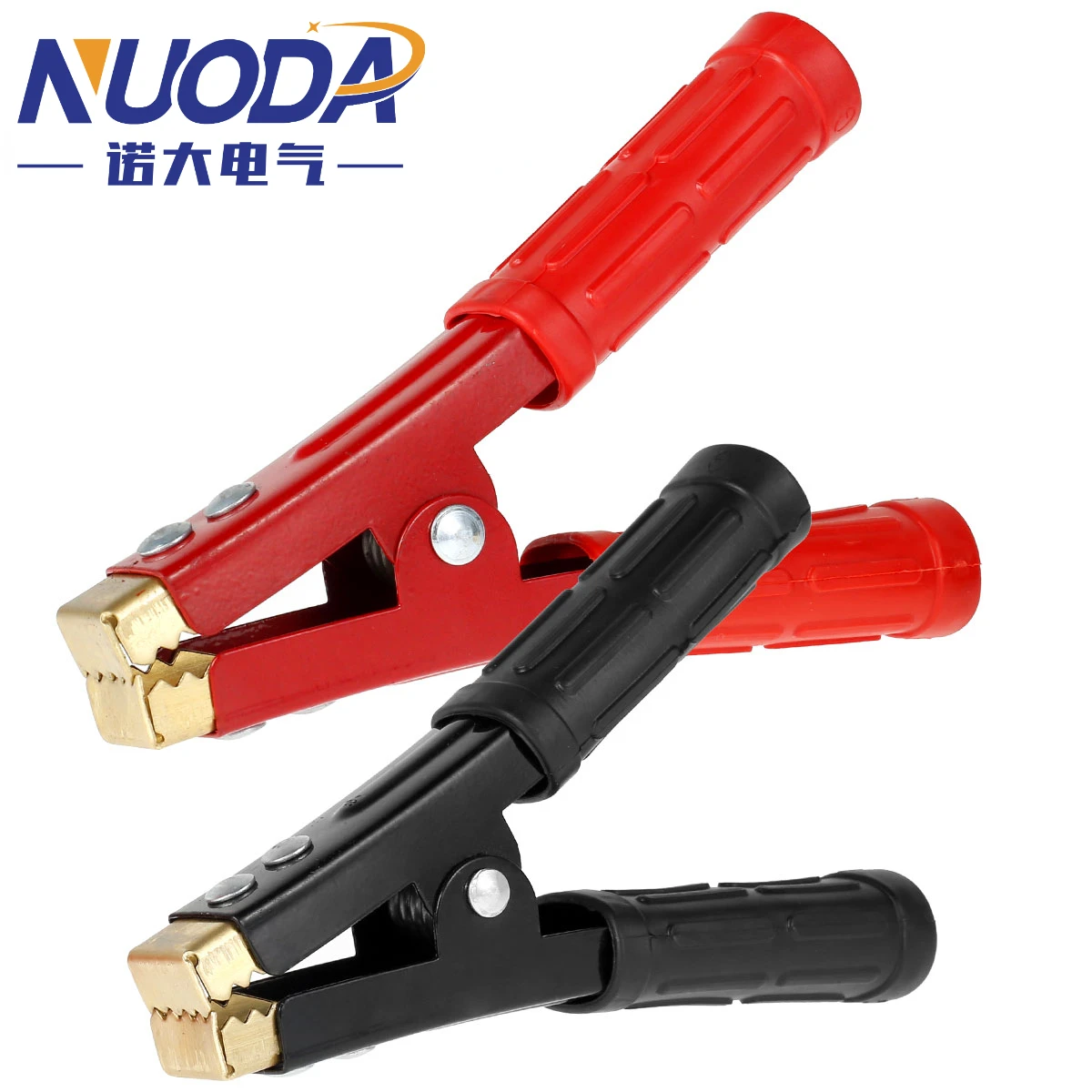 

2pcs 1000Amp Heavy Duty Copper Alligator Clips Terminal Test Electrical Battery Crocodile Clamp for Jumper Cables Boost