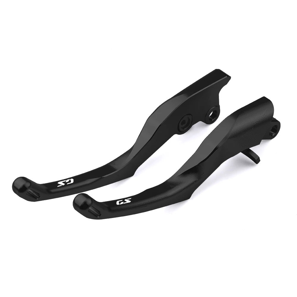 Palancas de freno de embrague plateadas y negras para motocicleta, palanca de mango de Control frontal corta para BMW R1300GS R1300 GS R 1300GS R 1300 GS