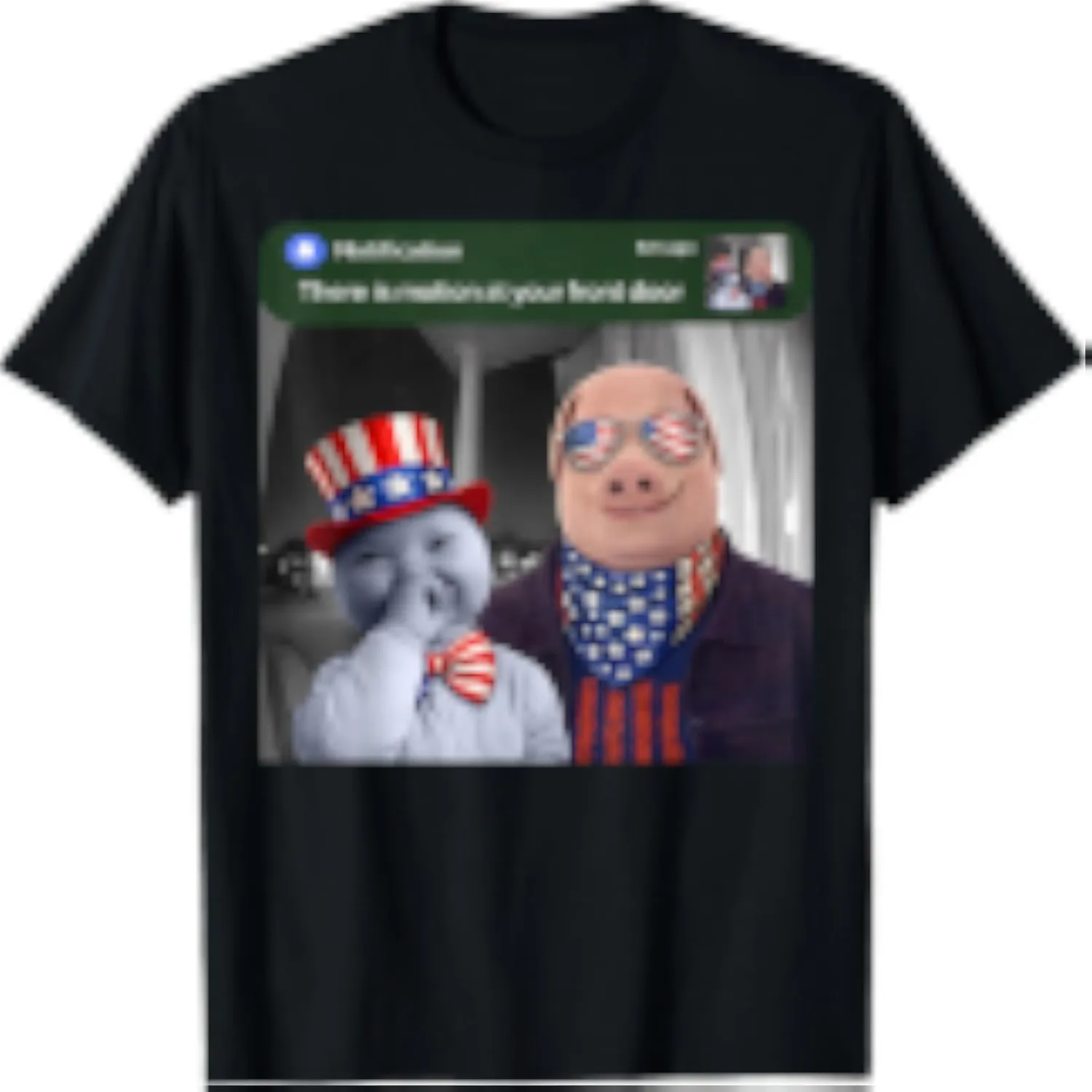 There is Motion At Your Front Door John Pork and Ai Baby T-Shirt