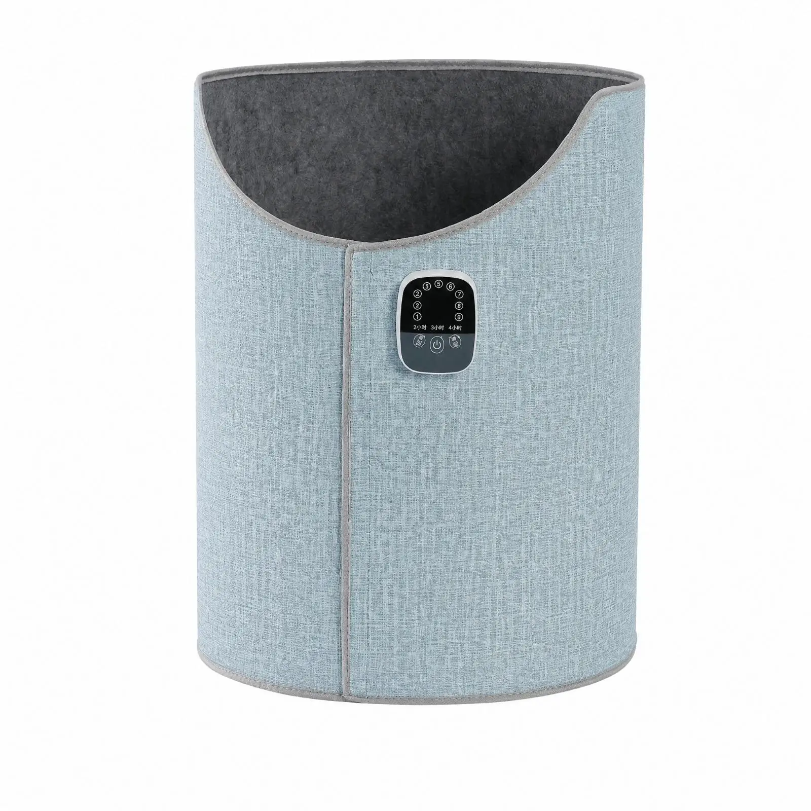Adjustable Electric Leg Warmer with Hook and Loop Closure for Reading Relaxation and Home Office