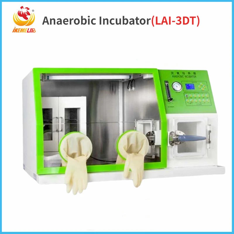 Ikeme Anaerobic Incubator LAI-3DT LCD Display Anaerobic Chamber Desktop Lab Petri Dishes Incubator 362L