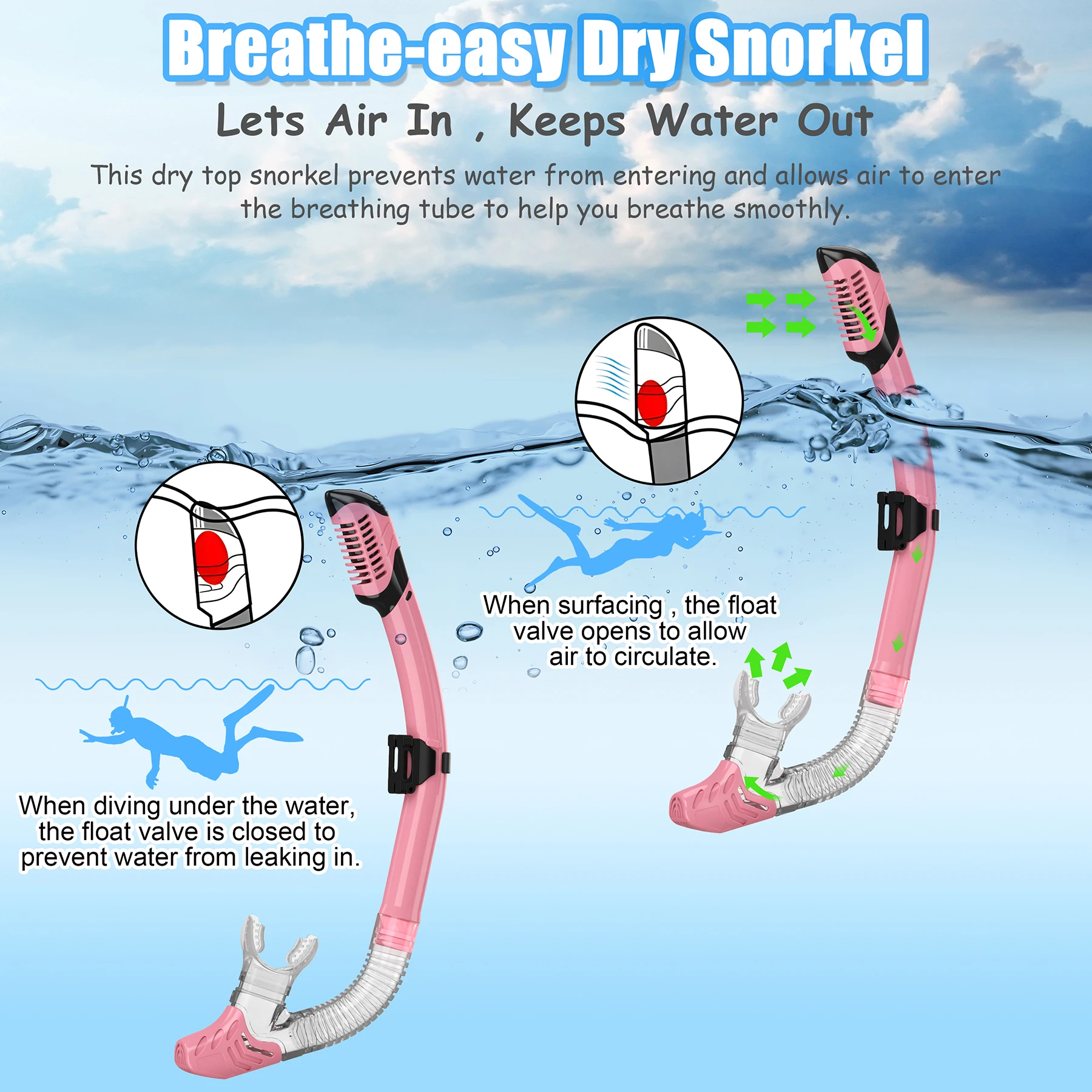 Scuba Snorkel Diving Mask Snorkeling Goggles Swimming Water Sports Equipment Free-diving Swimming Pool Accessories For Adult