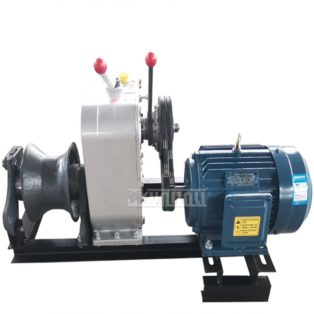 

3T Mechanical Winch Machine Electric Gasoline and Diesel Power Pull Cable Winch Cable Traction, Lifting and Hoisting Machine