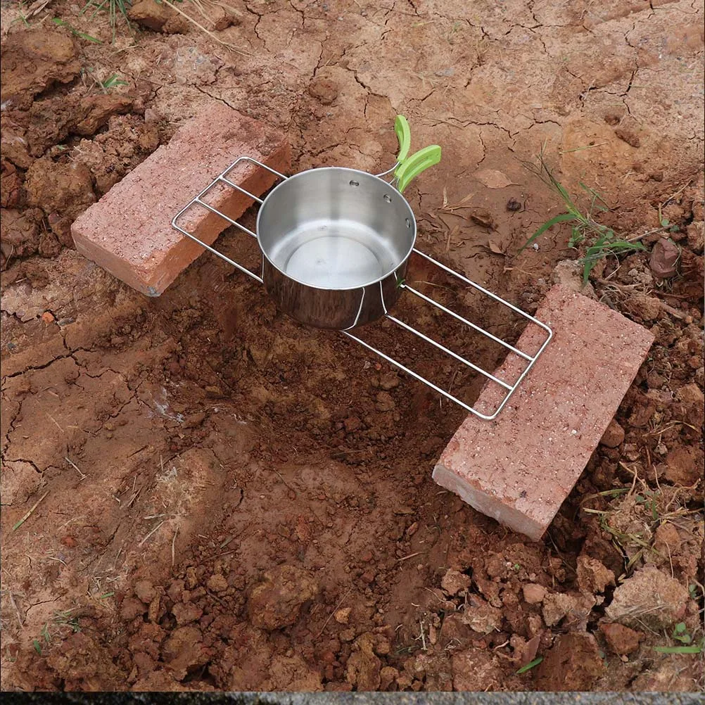 

Stainless Steel Grill Portable Camping BBQ Rack Easy Clean 304 Material Outdoor Picnic Supplies Charcoal Food Grate Balcony