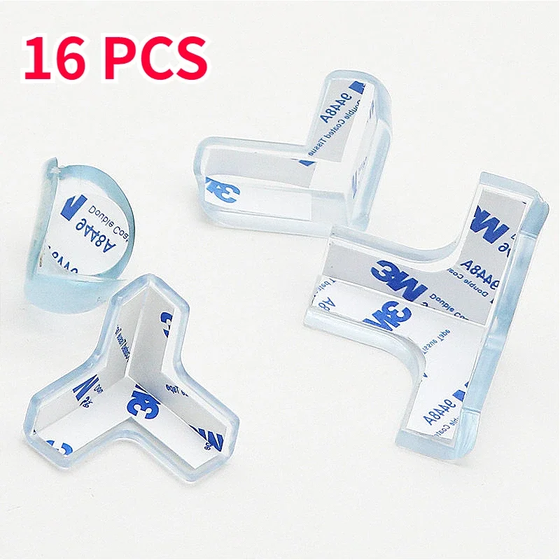 16Pcs Anti-collision Childproof Corner Guards - Multi-functional Children Anticollision Edge Protection Cover Cabinet stopper