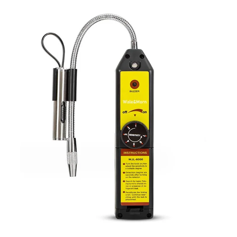 FAAJ-WJL-6000-L Freon Leak Detector Halogen Leak Detector Refrigerant Gas HVAC R22 R410A R1234YF Detector With UV Light Durable