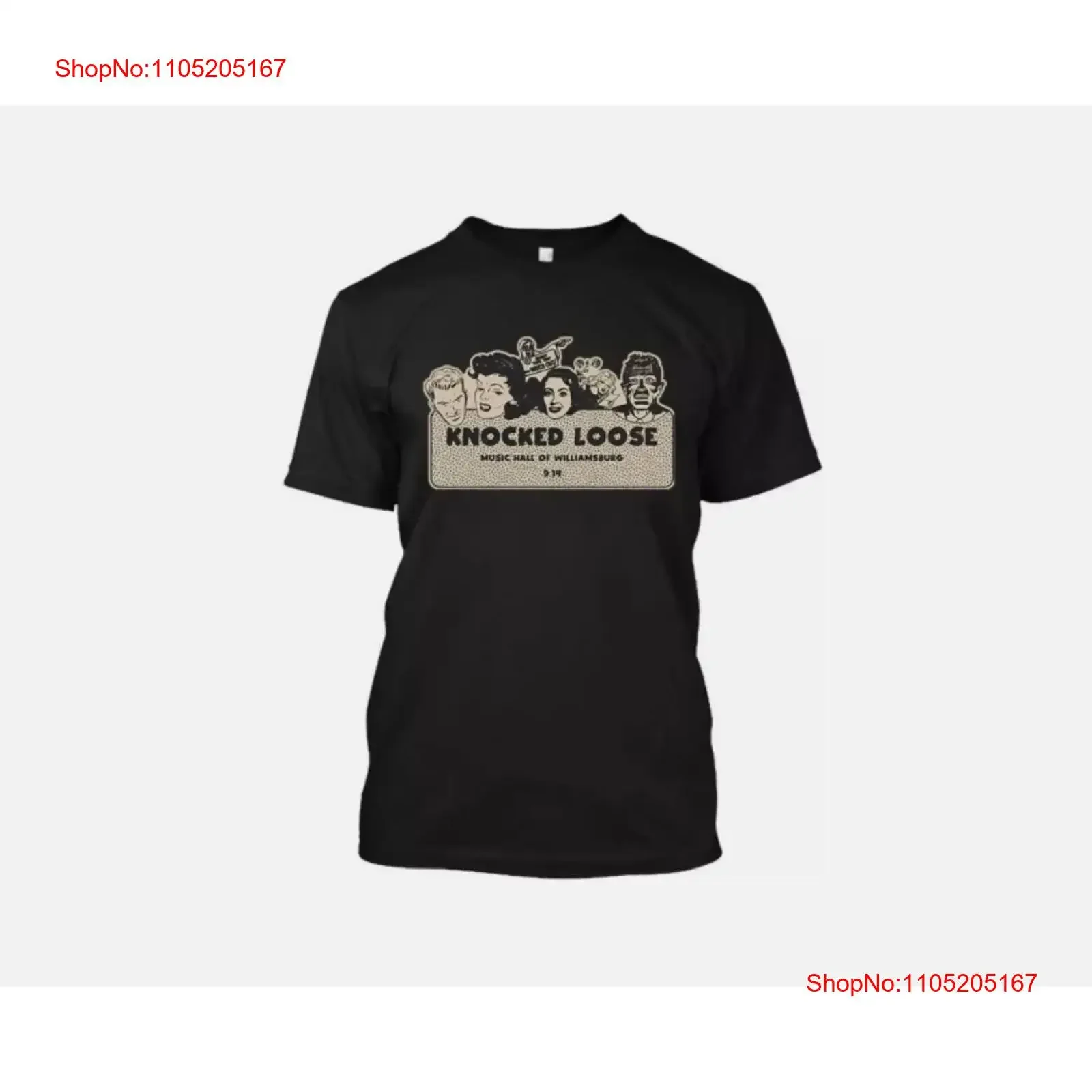 

Knocked Loose Music Hall of Williamsburg American T Shirt S 5XL vintage Washed Slightly Soft Unisex Stretched designer clothes