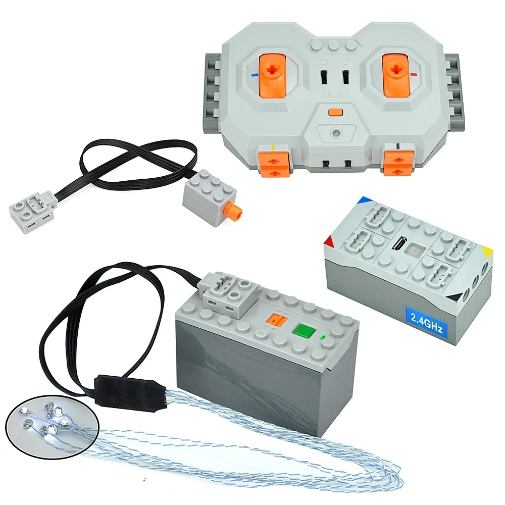 Mini Motor Micro Motor Building Blocks Power Group Module Engine Car Bricks PF Technical Toy for C61018 C61019 Leduo Parts view 6