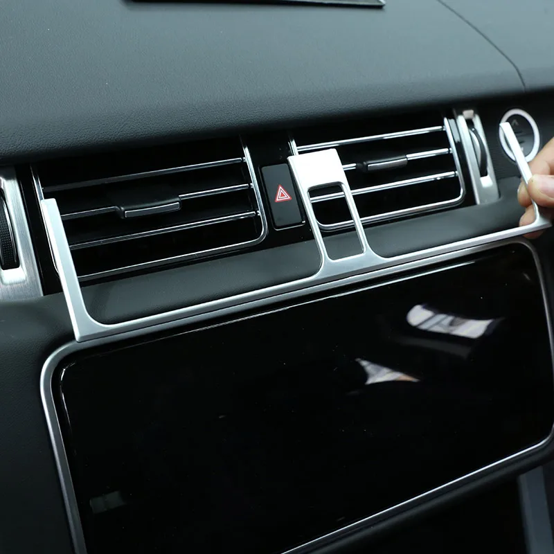 

Накладка на рамку воздуховода центральной консоли из АБС-пластика для Range Rover Vogue L405 2018-2021, автомобильные аксессуары