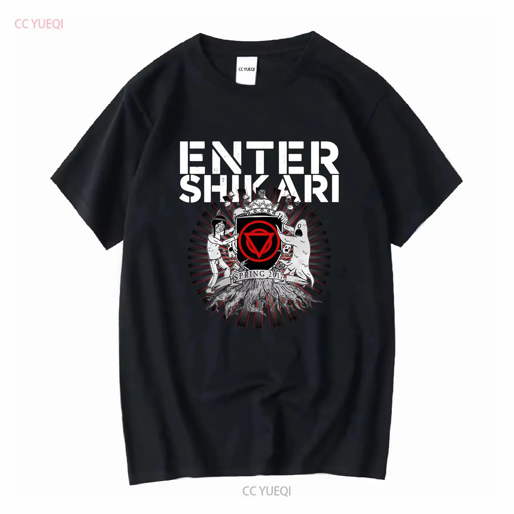 Enter Shikari Take To The Skies 10 Year Anniversary US Tour T Shirt Size Large vintage Washed Stretched Comfortable Unisex Soft