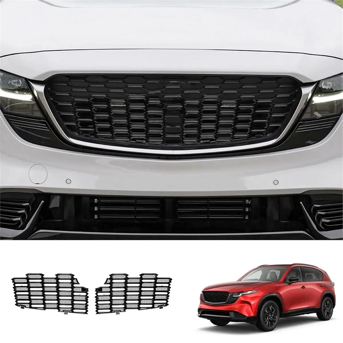 #78B (Black)Front Bumper Upper Grille Grill Cover Trim for Mazda,Automotive Parts & Accessories