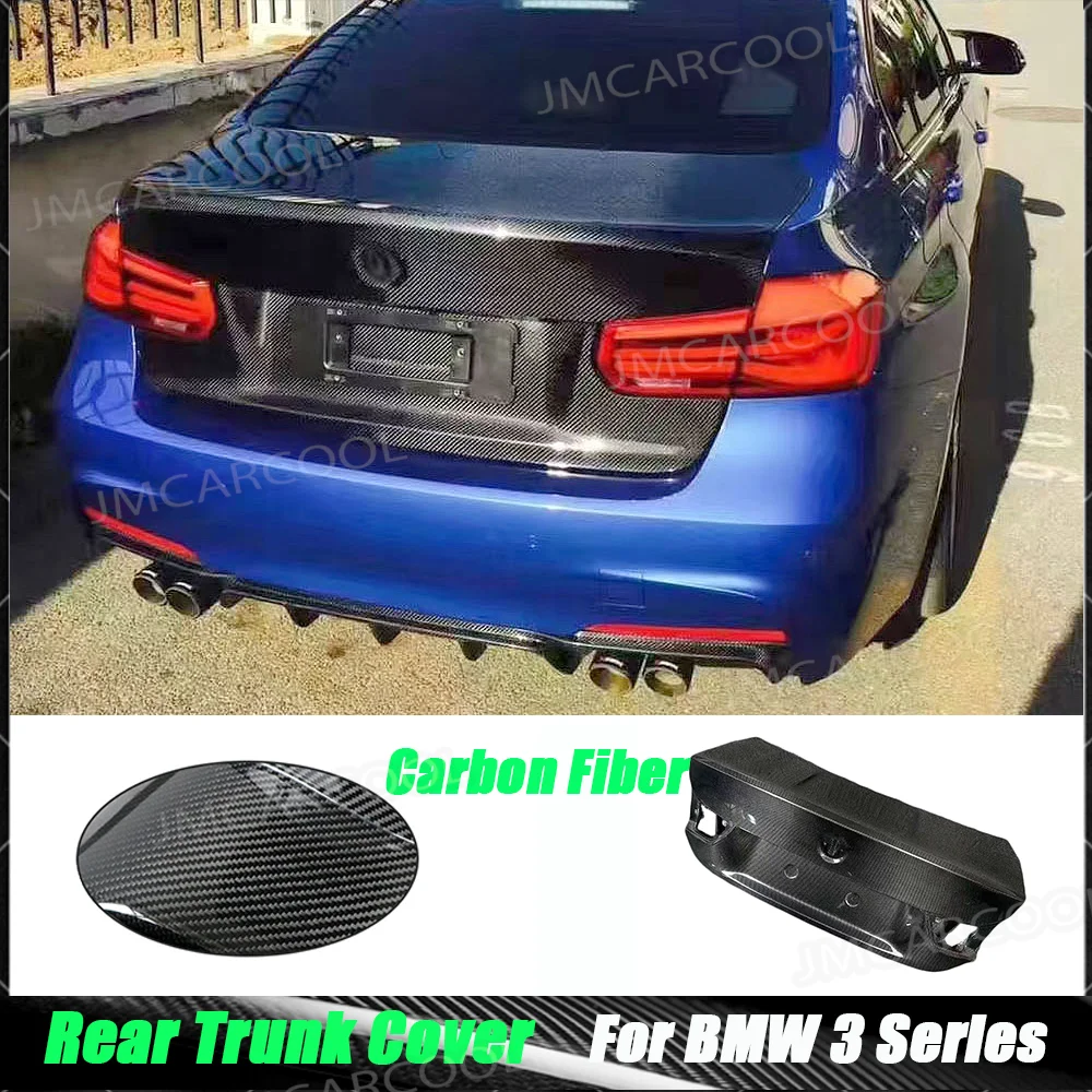 

Комплекты кузова задней крышки багажника из углеродного волокна для BMW 3 серии F30 F80 седан 2014-2019, задняя крышка багажника, высококачественные автомобильные аксессуары
