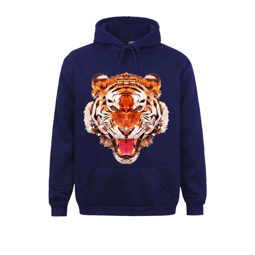 Tiger Roar Graphic Sweatshirts Funny Long Sleeve Cool Men Hoodies Street Clothes Fashion Hip Hop Hoodie Thanksgiving Day Unisex