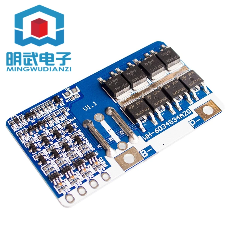 4 Strings Of 14.8V 16.8V Lithium Battery Protection board, High Current 20A work, 18650 Lithium Battery Pack Protection Board