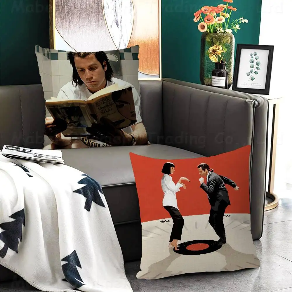 Movie Pulp Fiction Personalized Picture Text Home Decorative Pillows Household Gifts 45x45cm