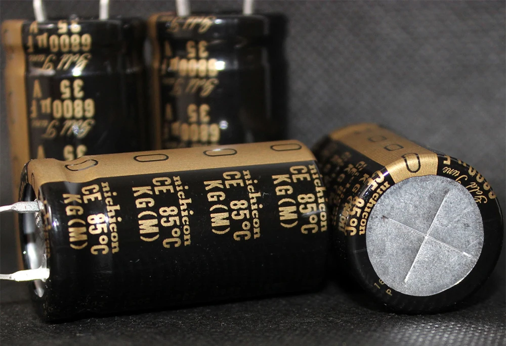 2 قطعة-10 قطعة Nichicon KG نوع I 35 فولت 6800 فائق التوهج 35 فولت 22x40 مللي متر 85 درجة المكثفات الملعب 10 مللي متر تصفية الصوت المكثفات كهربائيا